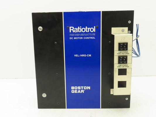 Boston Gear VEHRG300CM Ratiotrol Regenerative DC Motor Control VEL/HRG-CM 5HP