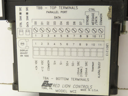 Red Lion Controls MCI4Y11D Message Indicator Display Screen Module
