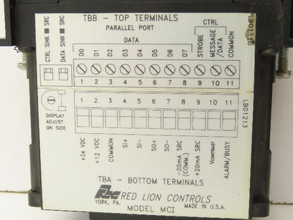 Red Lion Controls MCI4Y11D Message Indicator Display Screen Module