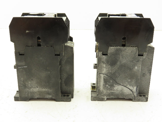 General Electric CR7ZA 10 Contactor Relay 24V Coil 600V 5HP 3PH Lot of 2