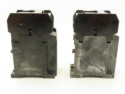 General Electric CR7ZA 10 Contactor Relay 24V Coil 600V 5HP 3PH Lot of 2