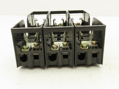 Connectron 633-99 Fuse Holder Block 30A 600V 3 Pole Lot of 4