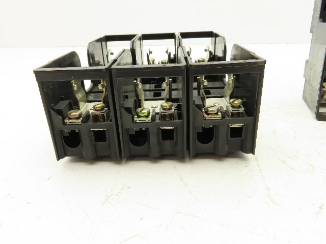 Connectron 633-99 Fuse Holder Block 30A 600V 3 Pole Lot of 4