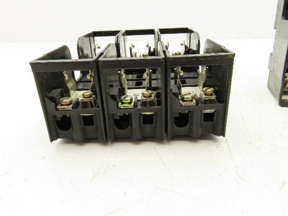 Connectron 633-99 Fuse Holder Block 30A 600V 3 Pole Lot of 4