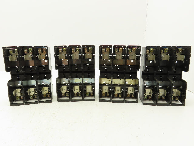 Connectron 633-99 Fuse Holder Block 30A 600V 3 Pole Lot of 4