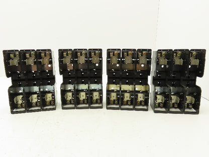 Connectron 633-99 Fuse Holder Block 30A 600V 3 Pole Lot of 4