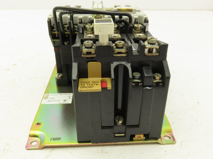 Allen Bradley 500-T0D94 Contactor Reversing Motor Starter 120V Coil 9A 600V