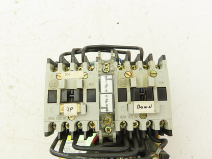 Allen Bradley 500-T0D94 Contactor Reversing Motor Starter 120V Coil 9A 600V