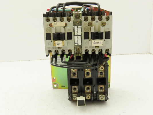 Allen Bradley 500-T0D94 Contactor Reversing Motor Starter 120V Coil 9A 600V
