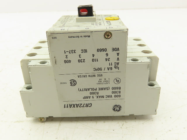 General Electric CR72AMH Manual Motor Starter Protector 600V 2.5A 3 Pole