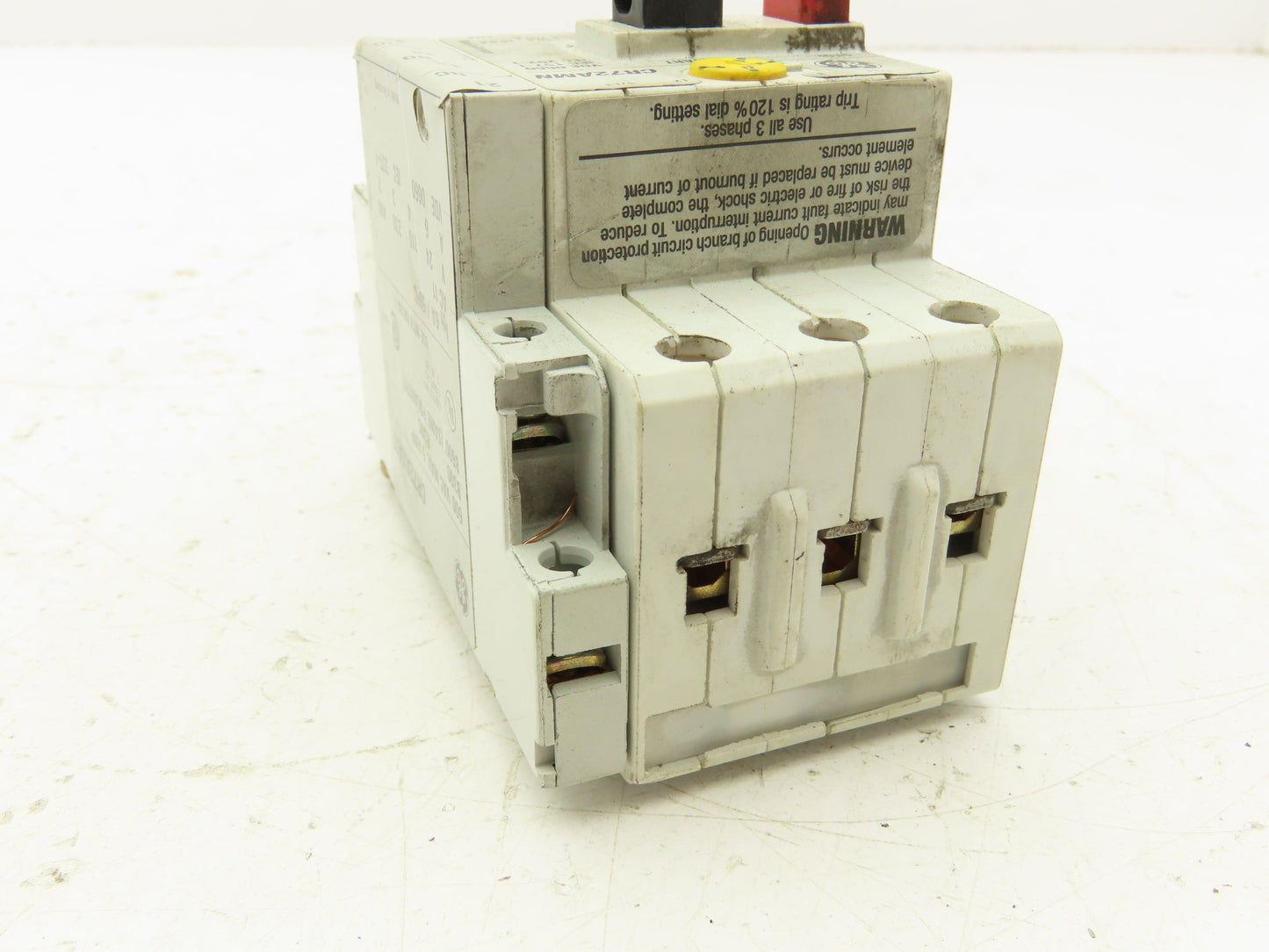 General Electric CR72AMH Manual Motor Starter Protector 600V 2.5A 3 Pole