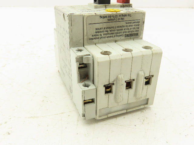 General Electric CR72AMH Manual Motor Starter Protector 600V 2.5A 3 Pole