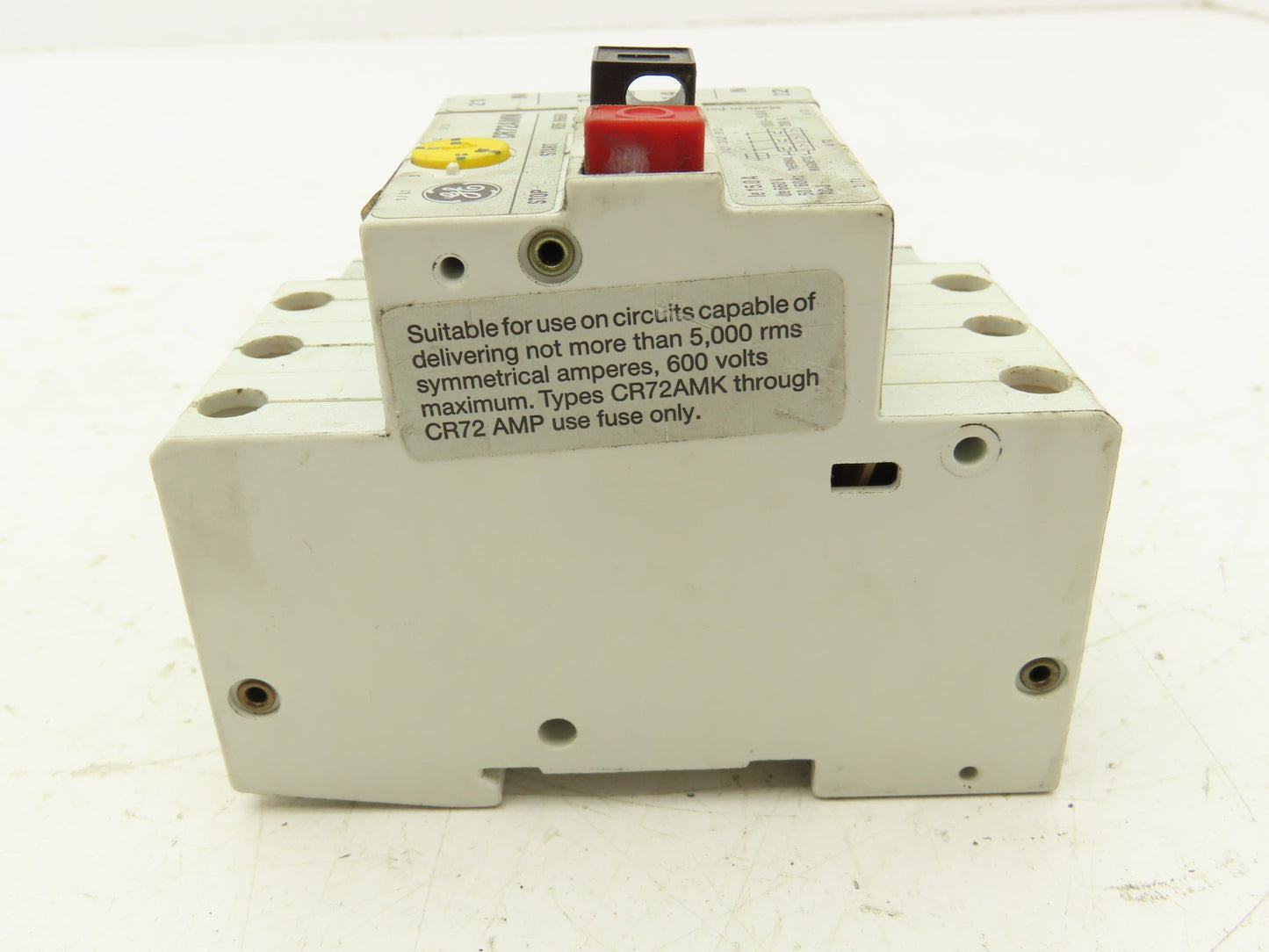 General Electric CR72AMH Manual Motor Starter Protector 600V 2.5A 3 Pole
