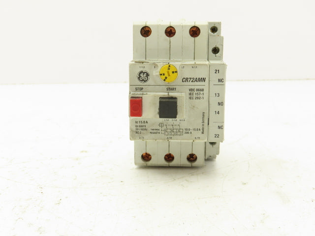 General Electric CR72AMH Manual Motor Starter Protector 600V 2.5A 3 Pole