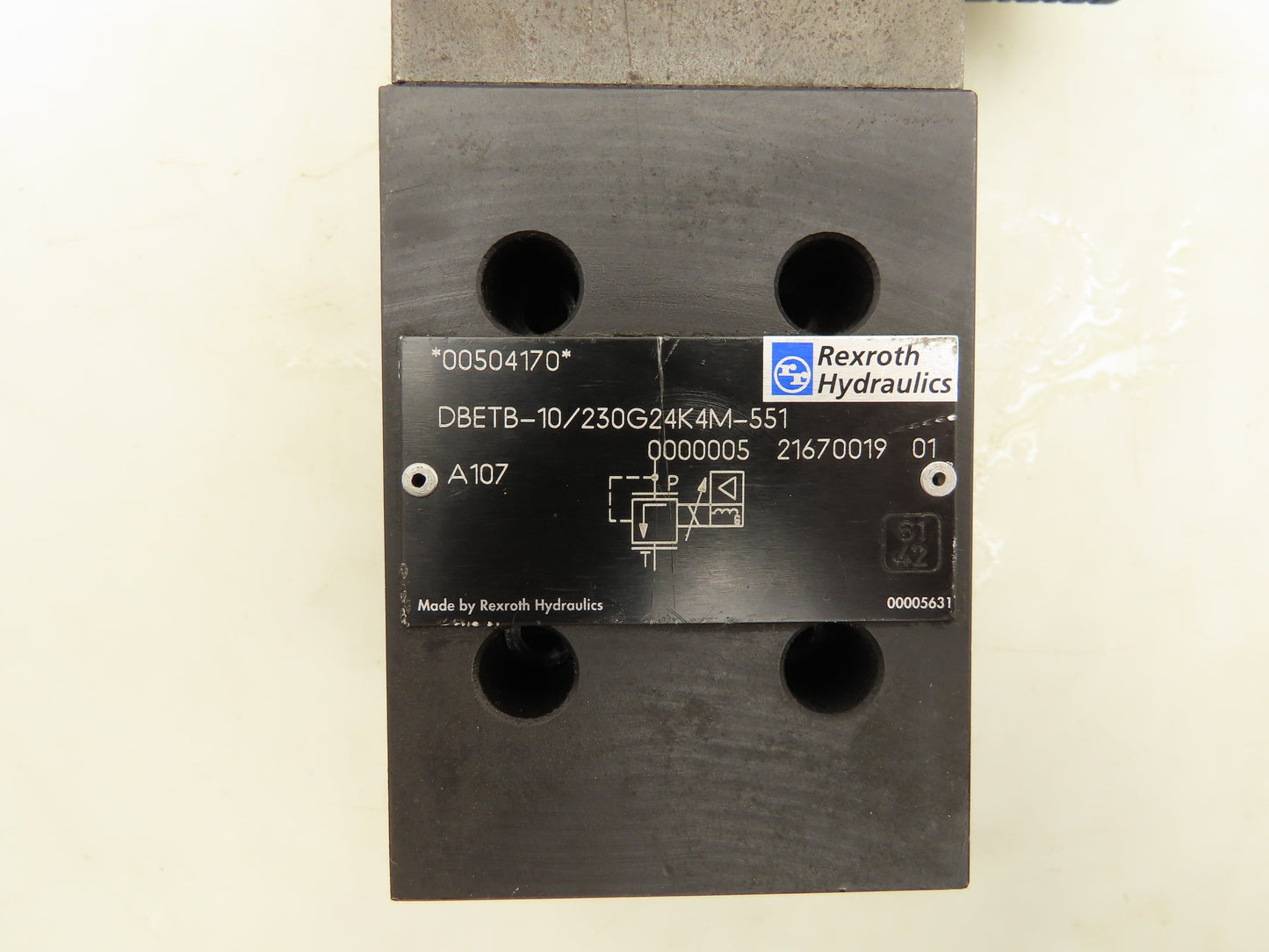 Rexroth DBETB-10/230G24K4M-551 Proportional Relief Valve 00504170