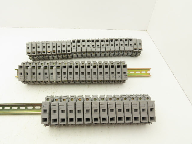 Entrelec MB10/22SF/FL Fuse Holder Terminal Block 30A 600V 6mm Lot of 55