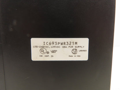 GE Fanuc IC693PWR321M PLC Power Supply 24VDC Series 90-30