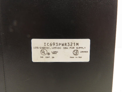 GE Fanuc IC693PWR321M PLC Power Supply 24VDC Series 90-30