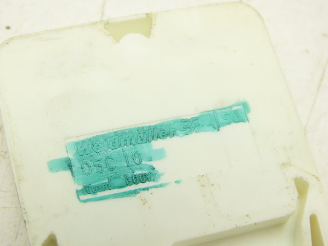 Weidmuller 0SC-10 Terminal Block White 600V Lot of 45