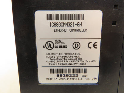 GE Fanuc IC693CMM321-GH PLC Ethernet Controller Module CMM321 Interface