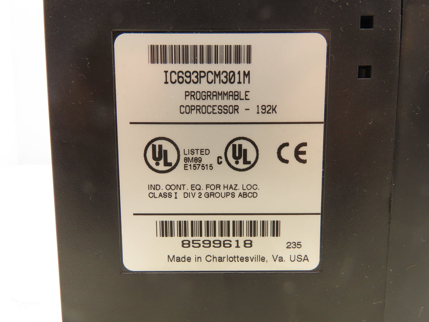 GE Fanuc IC693PCM301M PLC Programmable Coprocessor 192k Module