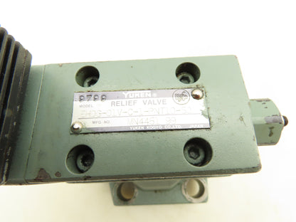 Yuken EHBG-06-C-50 Proportional Electro-Hydraulic Relief Valve EHDG-01V-C-1