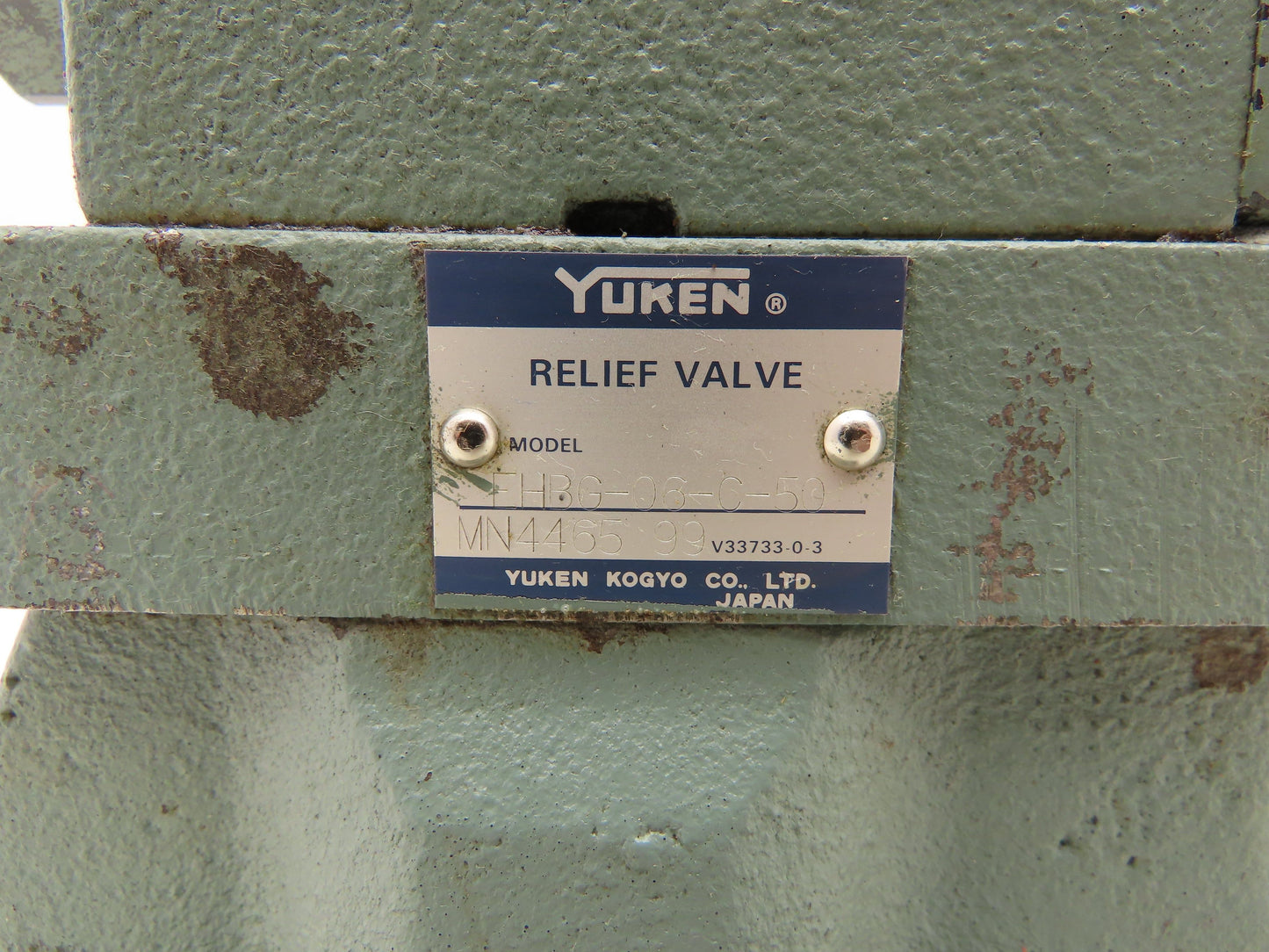 Yuken EHBG-06-C-50 Proportional Electro-Hydraulic Relief Valve EHDG-01V-C-1