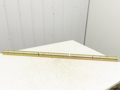 Weidmuller SAK 4 Terminal Block Tan 800V 4mm 55" DIN Rail Lot of 190