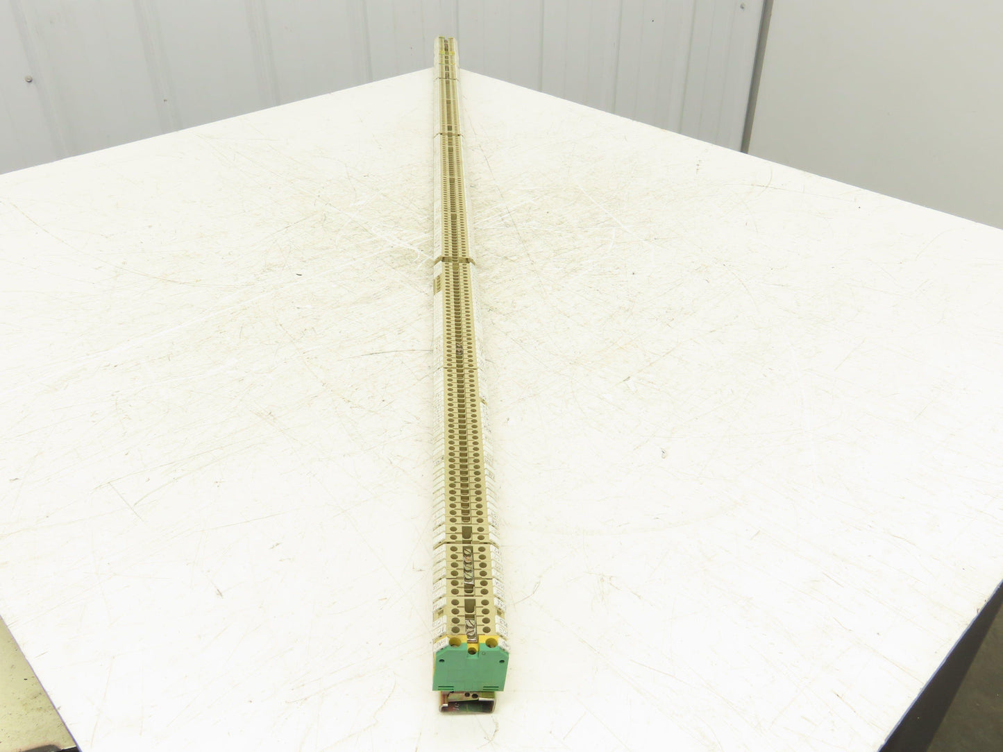 Weidmuller SAK 4 Terminal Block Tan 800V 4mm 55" DIN Rail Lot of 190