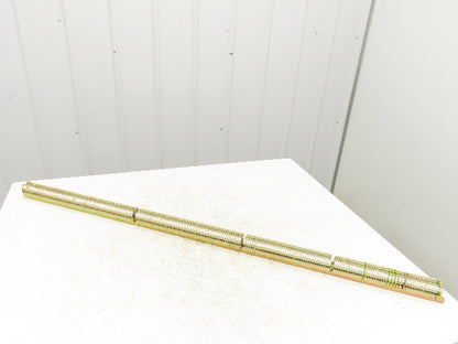 Weidmuller SAK 4 Terminal Block Tan 800V 4mm 55" DIN Rail Lot of 190