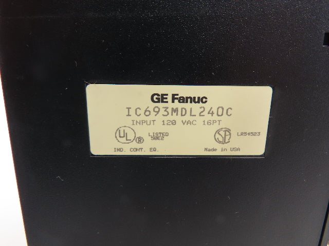 GE Fanuc IC693MDL240C PLC Input Module 120VAC 16pt Lot of 7