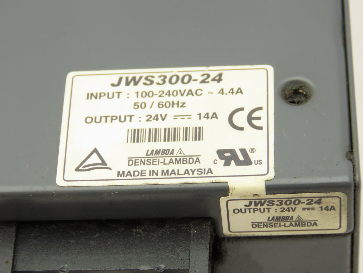 Densei-Lambda JWS300-24 AC-DC Power Supply 100-240V In 24V 14A Out