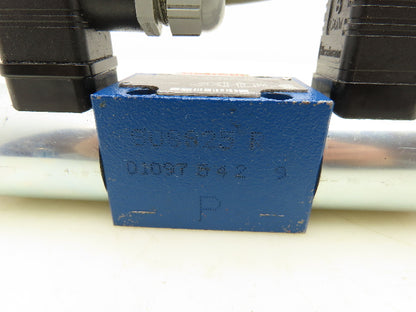 Rexroth 4WE 6 W62/EG24N9K4-62 Directional Control Solenoid Valve 24V 4/3 D03 NG6