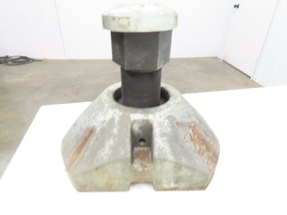 CNC Lathe Machine Leveling Feet M55x2.0 S Bolt 6"-8" Adj Height  Set of 6