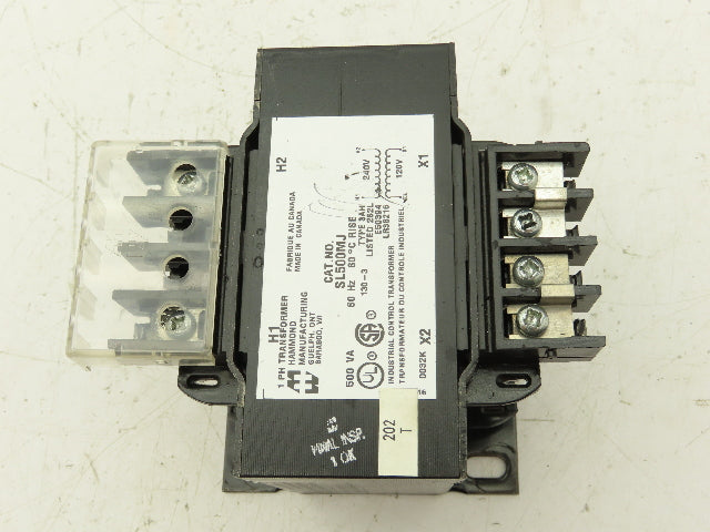 Hammond Manufacturing SL500MJ Industrial Control Transformer 500VA 1PH 120/240V