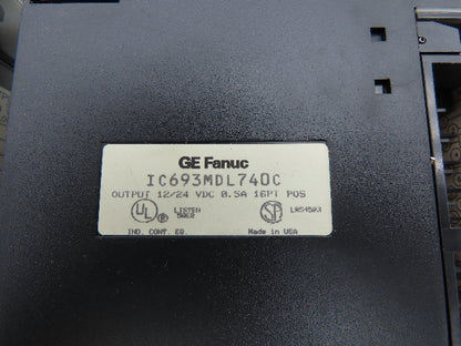 GE Fanuc IC693MDL740C PLC Output Module 12/24VDC 16Pt Lot of 7