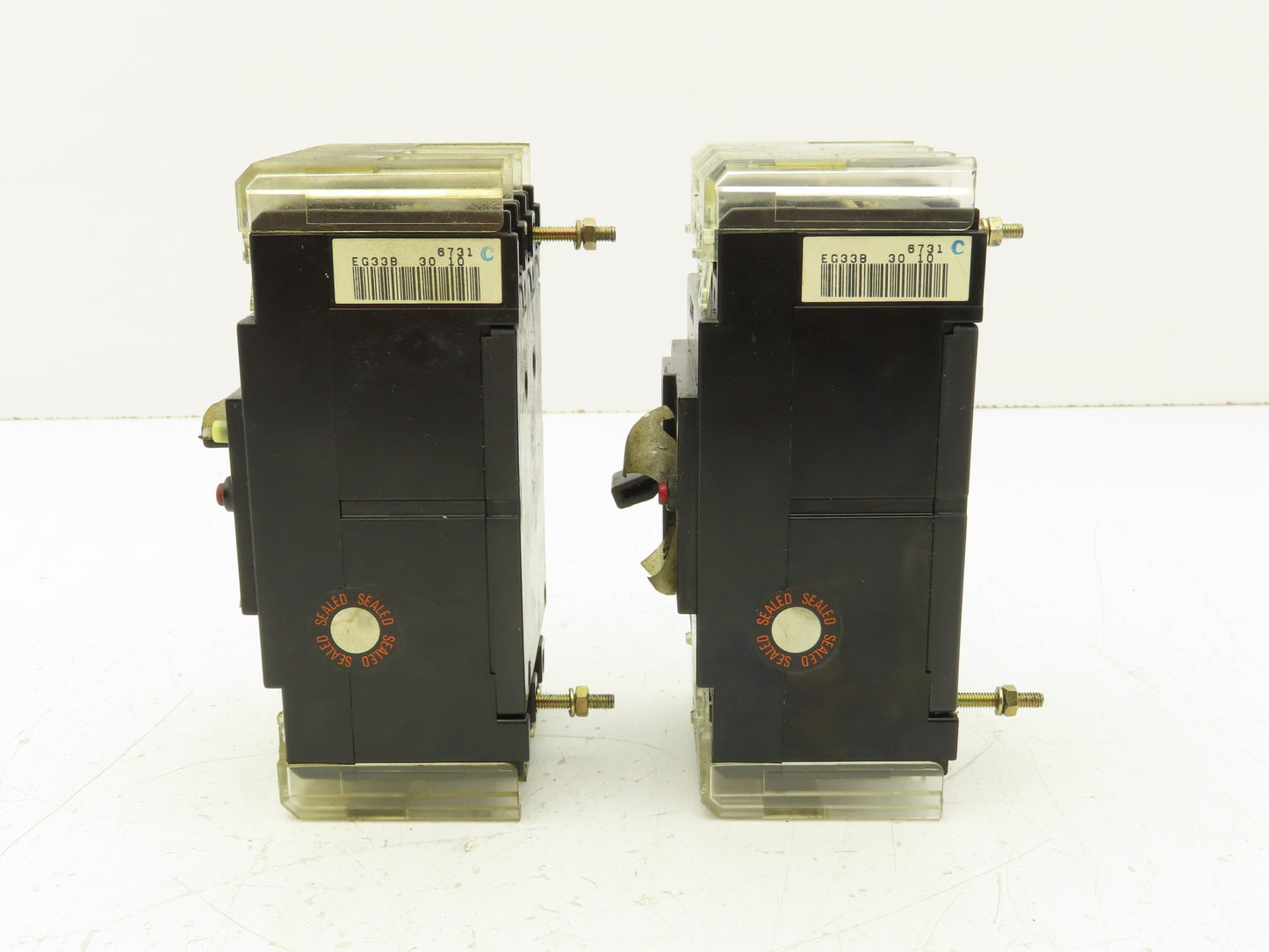 Fuji Electric EG33B Circuit Breaker 30A 3 Pole 100-200-415V Lot of 2