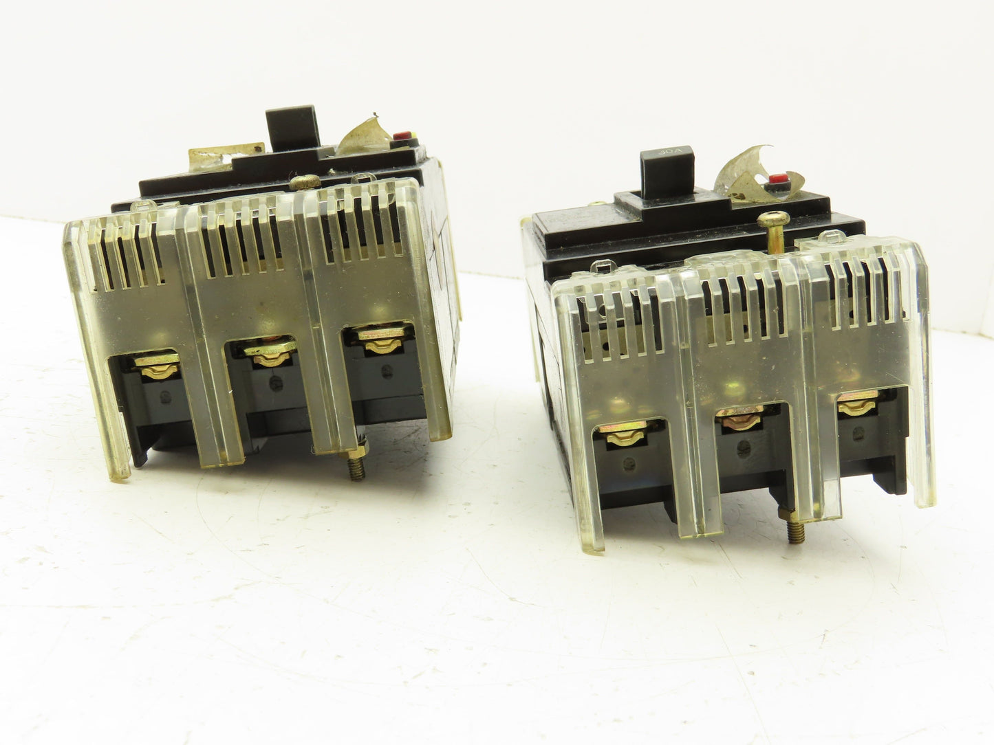 Fuji Electric EG33B Circuit Breaker 30A 3 Pole 100-200-415V Lot of 2