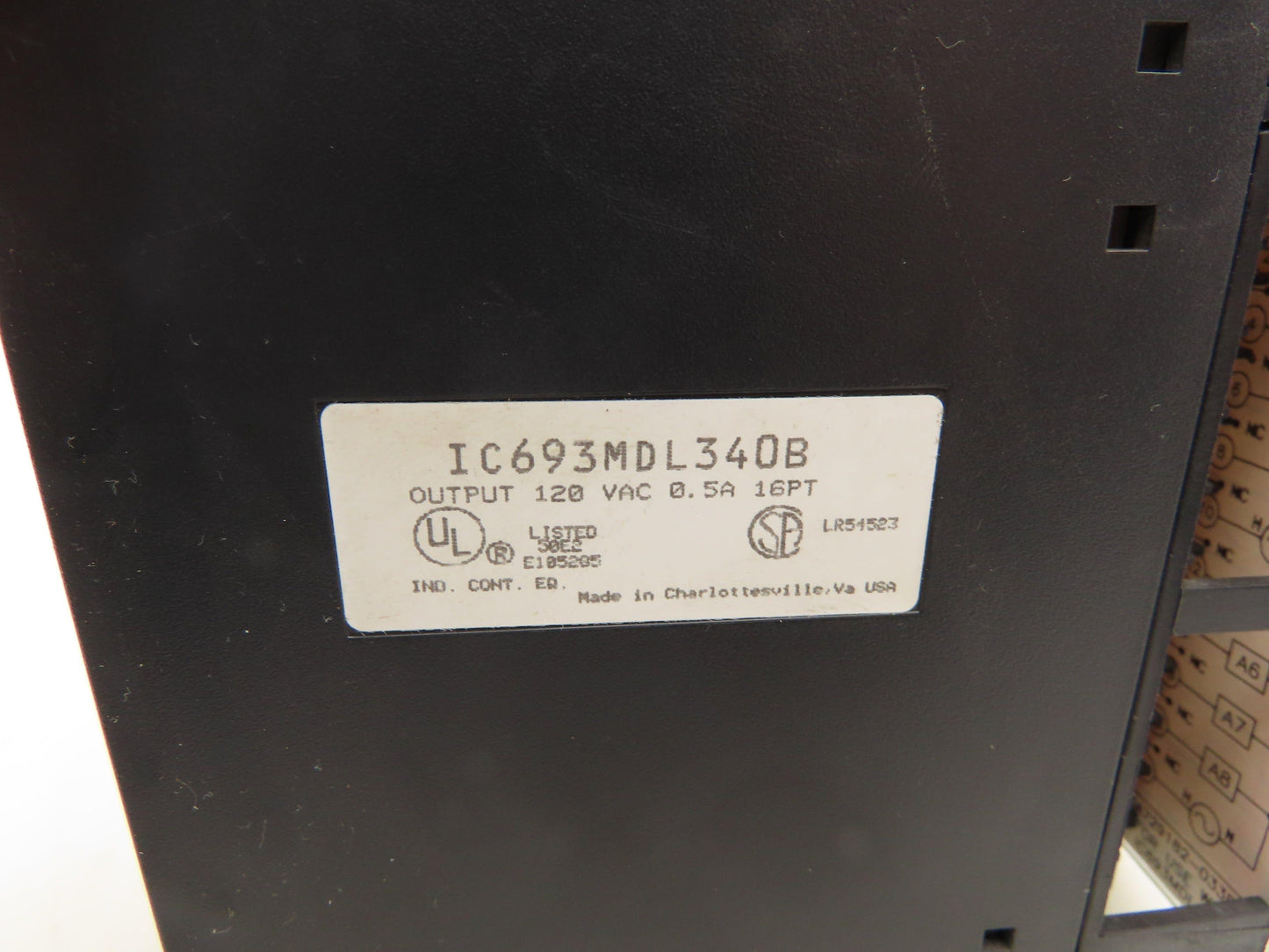 GE Fanuc IC693MDL340B PLC Output Module16Pt 120V 0.5A