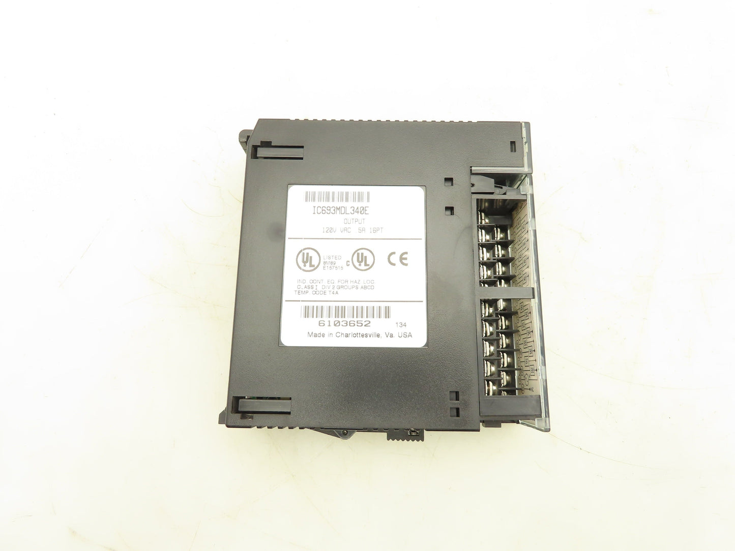 GE Fanuc IC693MDL340E PLC Output Module 120V 16Pt