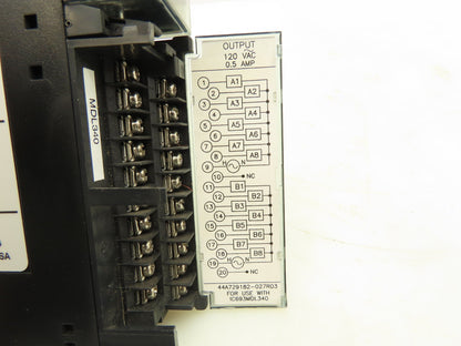 GE Fanuc IC693MDL340E PLC Output Module 120V 16Pt