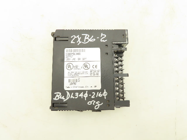 GE Fanuc IC693MDL340D PLC Output Module 120VAC 0.5A 16pt Lot of 2