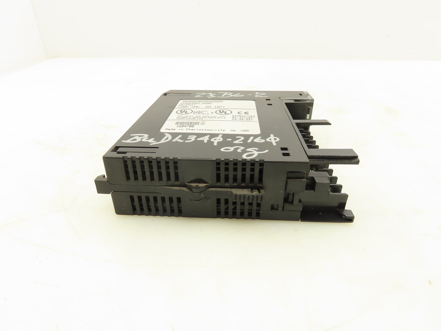 GE Fanuc IC693MDL340D PLC Output Module 120VAC 0.5A 16pt Lot of 2