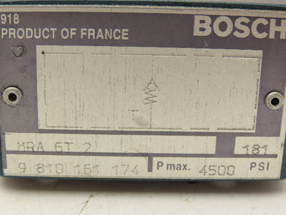 Bosch MRA 6T 2 Check Valve Sandwich Plate NG6 D03 9810161174