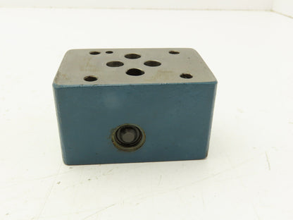 Bosch MRA 6T 2 Check Valve Sandwich Plate NG6 D03 9810161174