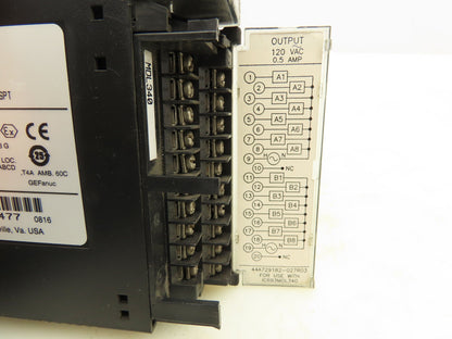 GE Fanuc IC693MDL340G PLC Output Relay Module 120V 0.5A 16Pt