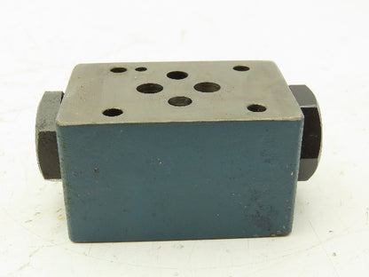 Bosch 0 811 024 105 Check Valve Sandwich Plate NG6 D03