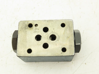 Bosch 0 811 024 105 Check Valve Sandwich Plate NG6 D03