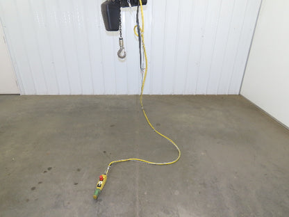 Donati 214D Electric Chain Hoist 1/2 Ton 16' Lift 16/5 FPM 2 Speed 460 Volt 3PH