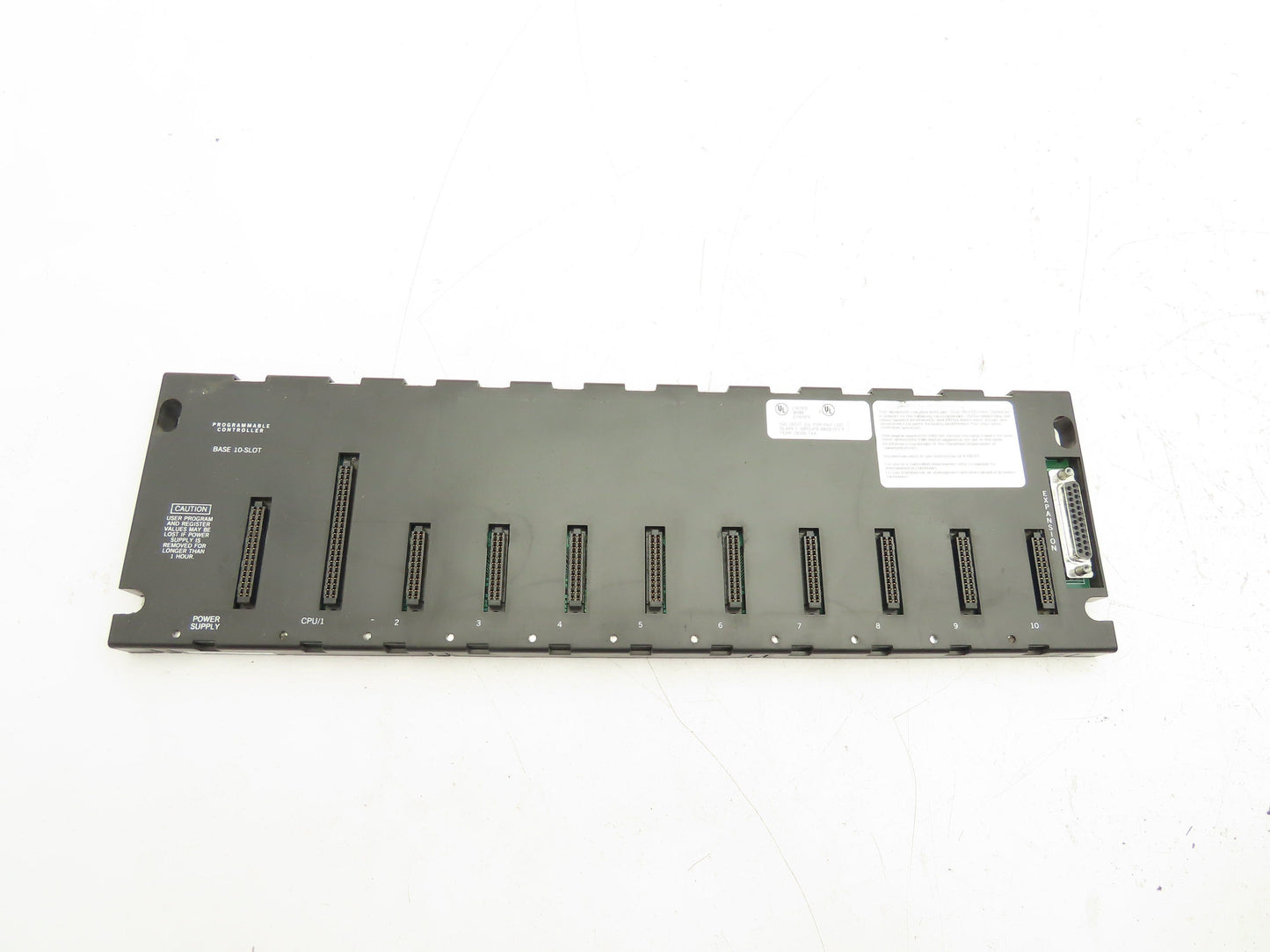 GE Fanuc IC693CHS391 PLC 10 Slot Rack Base Unit CPU I/O Lot of 10